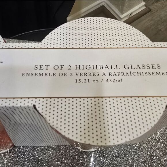 Cupcakes & Cashmere Set Of 2 Highball Glasses - Picture 5 of 6